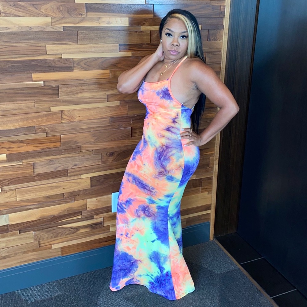 Tie Dye Maxi Dress